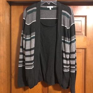 Gray Casual Cotton Blouse